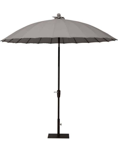 4 Seasons Outdoor Parasol Shanghai 250 Taupe excl. voet - afbeelding 1