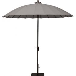 4 Seasons Outdoor Parasol Shanghai 250 Taupe excl. voet - afbeelding 1