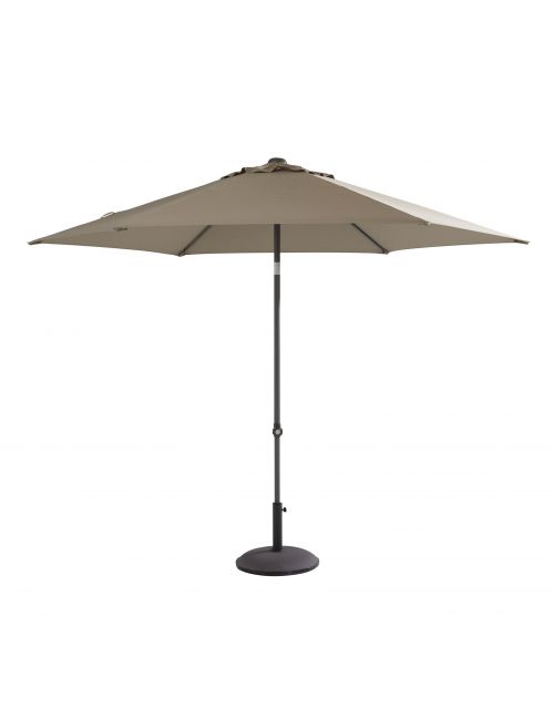 4SO Parasol Oasis rond 300cm Taupe - afbeelding 1