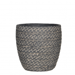 Alma Pot Rond D.Grijs - H21Xd21,5Cm