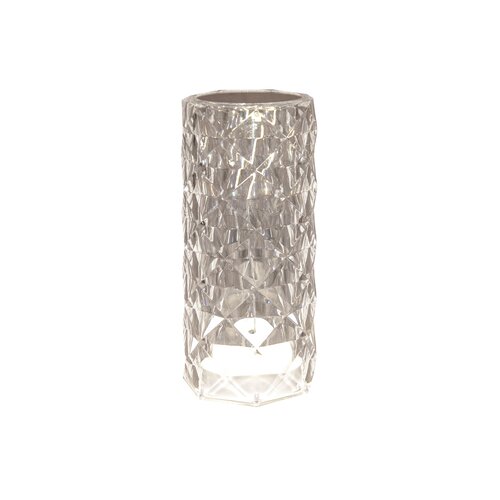 Anna's Collection lamp kristal warm wit H16 x 7,5cm