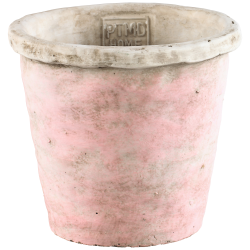 Antibes pink Cement round pot L