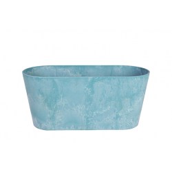 Artstone Plantenbak kunststof Claire aqua 38x16 cm