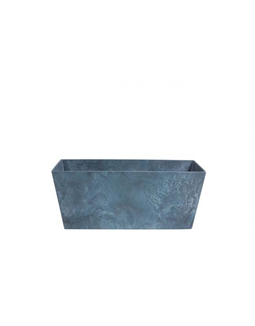 Artstone Plantenbak kunststof Ella blauw 37x17 cm