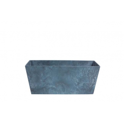 Artstone Plantenbak kunststof Ella blauw 37x17 cm