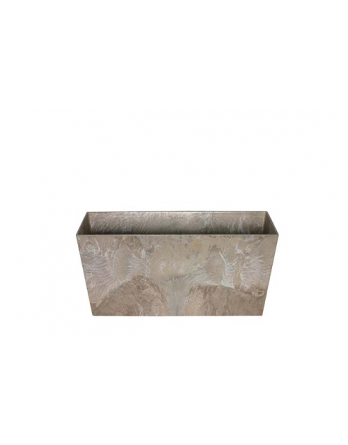 Artstone Plantenbak kunststof Ella taupe 37x17 cm