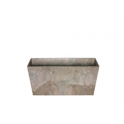 Artstone Plantenbak kunststof Ella taupe 37x17 cm