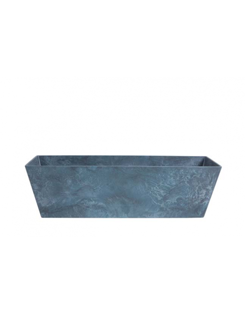 Artstone Plantenbak kunststof Ella blauw 55x17 cm