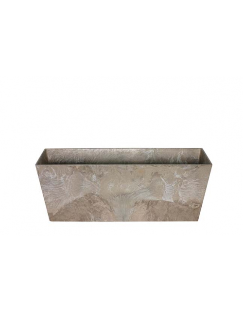 Artstone Plantenbak kunststof Ella taupe 55x17 cm