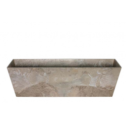 Artstone Plantenbak kunststof Ella taupe 74x17 cm