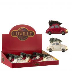 LuVille Beetle cream red