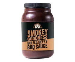 Bickery smokey goodness Bold and beefy bbq saus 500ml