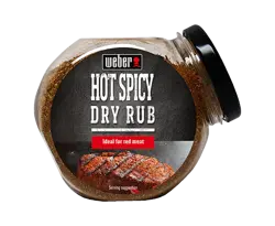 Bickery weber Dry rub hot & spicy 110gr