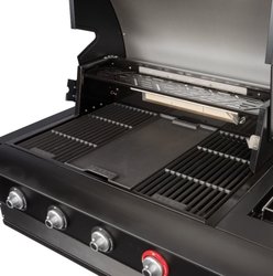 Boretti Ibrido top gas/houtskool inbouw BBQ - afbeelding 3