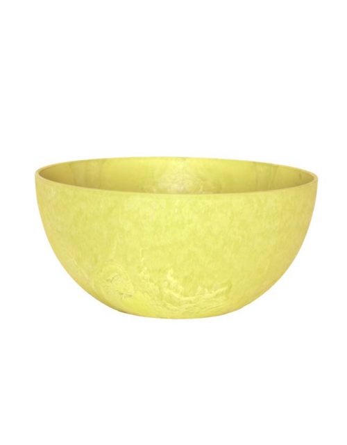 Artstone Plantenbak kunststof Coloured lemon 25 cm