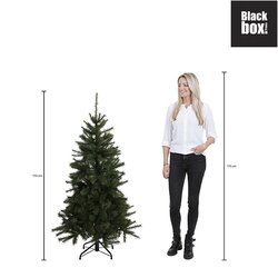 Black Box Trees Brampton kerstboom slim groen TIPS 974 - h155xd102cm - afbeelding 3