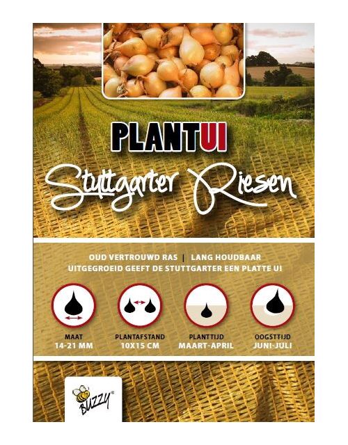 Buzzy  Plantui Stuttgarter Riesen, 100g - afbeelding 1