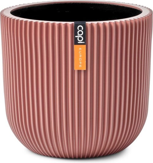 Capi Europe bloempot bol groove colours roze h15xb17 Ø15,5 cm - afbeelding 1