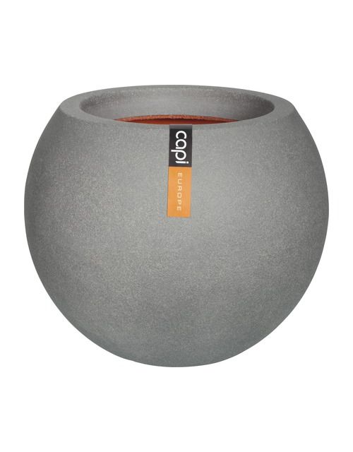 Capi Smooth Vase Boll grijs 62cm x 48cm