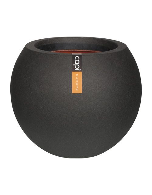 Capi Smooth Vase Boll zwart 62cm x 48cm