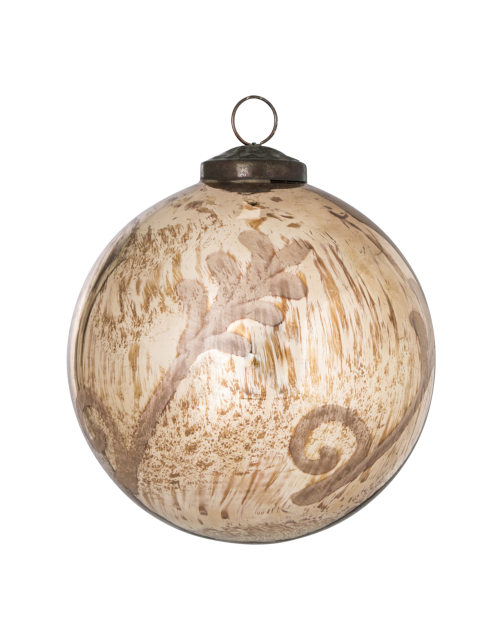 Christmas Noel copper round Glass ball m