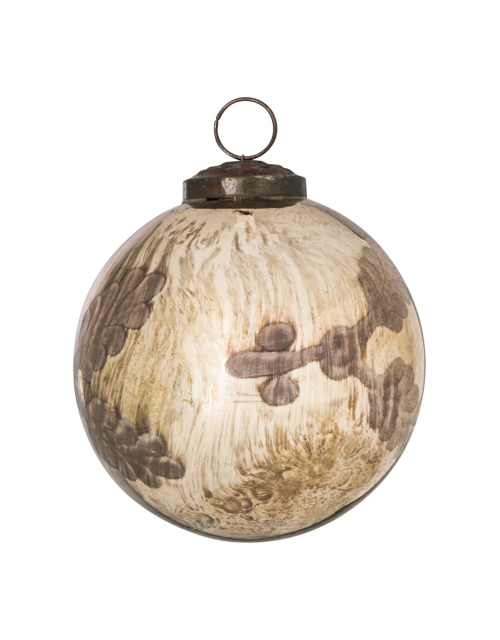 Christmas Noel copper round Glass ball s