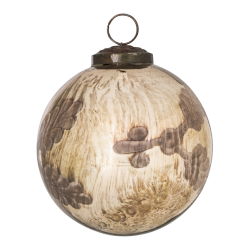 Christmas Noel copper round Glass ball s