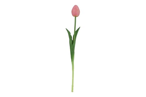 Decostar kunstbloem tulipa (peon) h43 roze - afbeelding 1