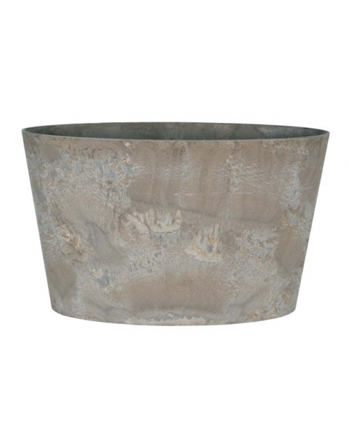 Artstone Plantenbak kunststof Claire taupe 65x29 cm