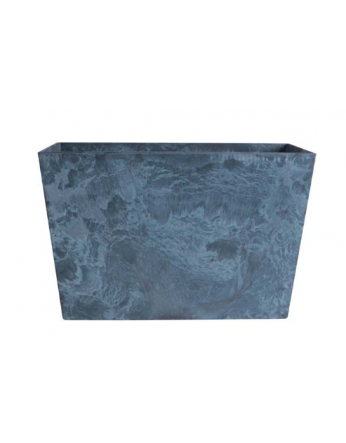 Artstone Plantenbak kunststof Ella blauw 60x26 cm