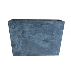 Artstone Plantenbak kunststof Ella blauw 60x26 cm