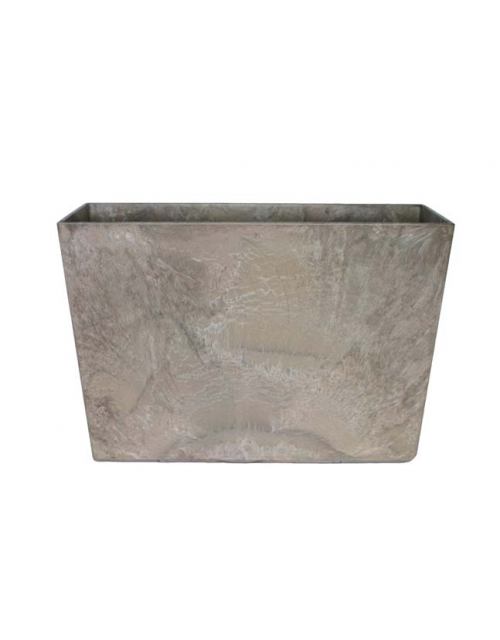 Artstone Plantenbak kunststof Ella taupe 60x26 cm