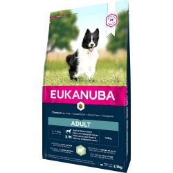 Eukanuba Adult Sm - Med Lamb & Rice  2,5 KG