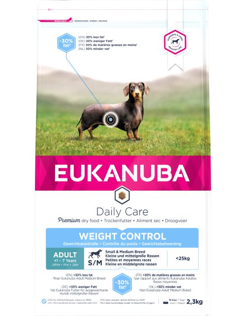 Eukanuba Daily Care Small Medium Weight Control 2,3 KG