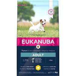 Eukanuba dog adult small chicken  3 KG