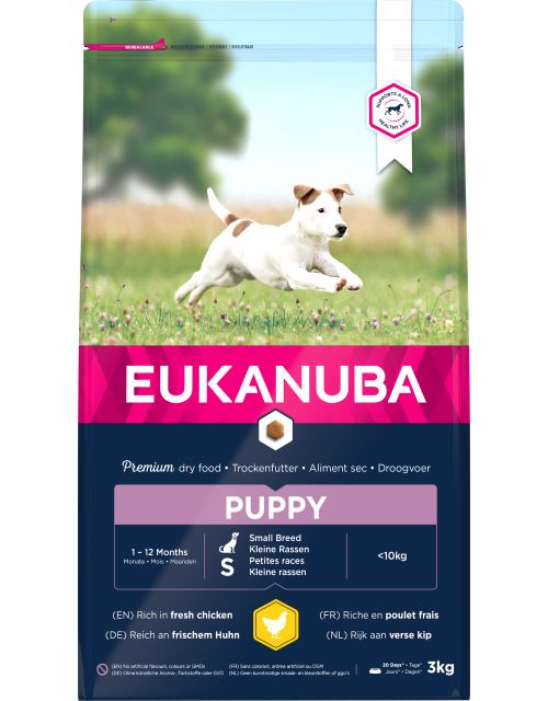 Eukanuba dog puppy small chicken  3 KG