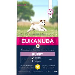 Eukanuba dog puppy small chicken  3 KG