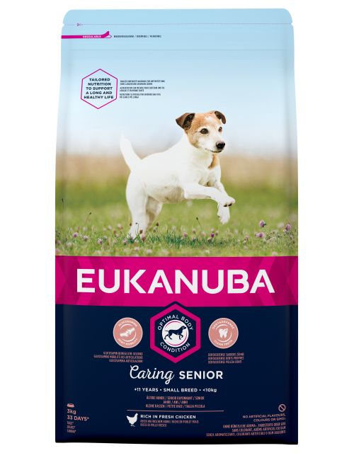 Eukanuba dog senior small chicken  3 KG