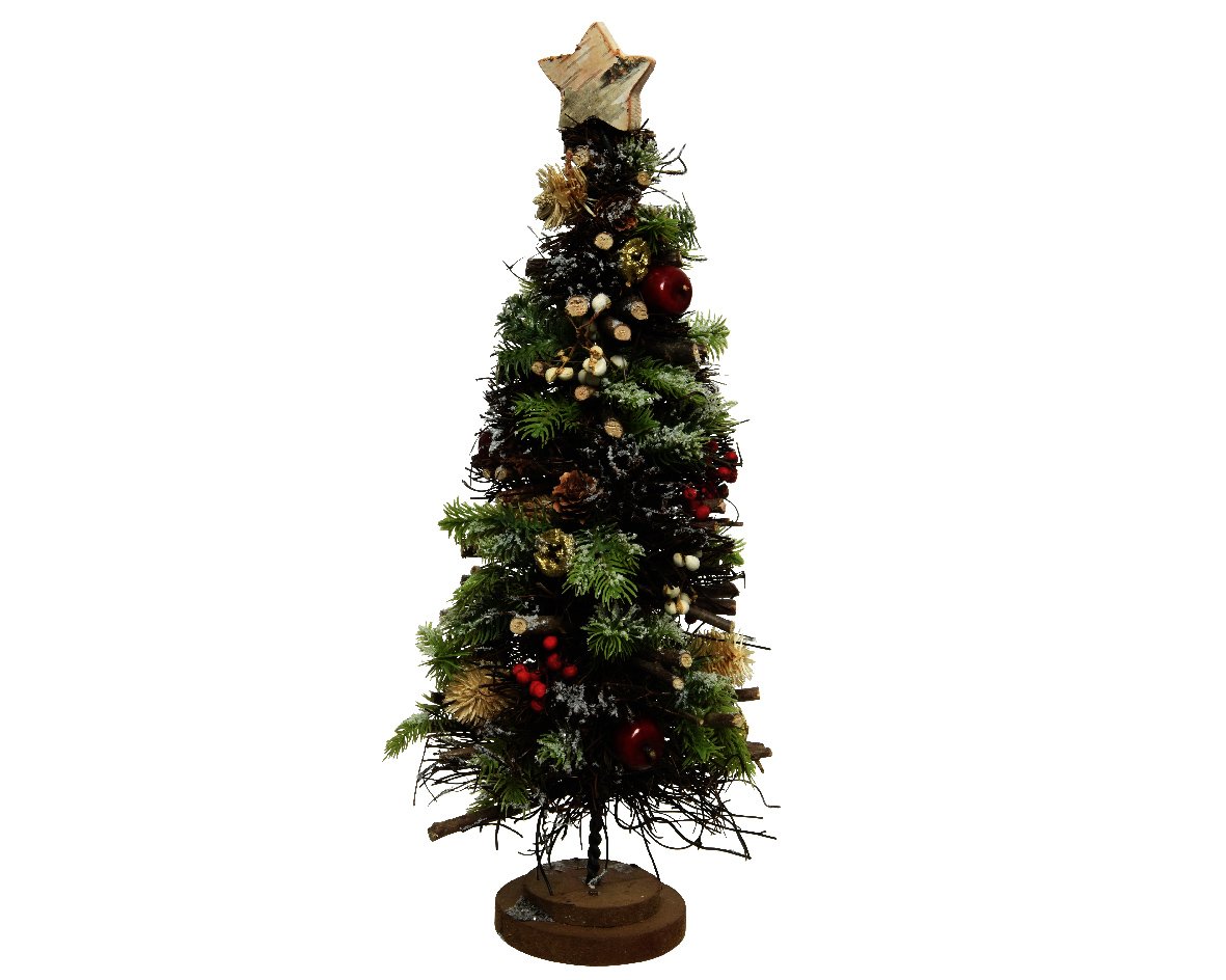 Everlands Kerstboom Klein Met Versiering H45 Cm Avri Bloem En