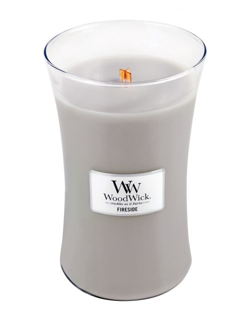 fireside large woodwick candle