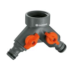 Gardena 2-weg waterverdeler 26,5 mm - afbeelding 1