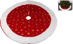 H&S Kerstboomkleed 90Cm Rood