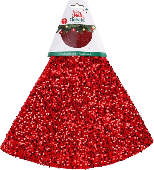 H&S Kerstboomrok Pailletten 90Cm