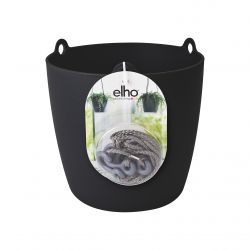 elho brussels hangschaal 18cm living black - afbeelding 1