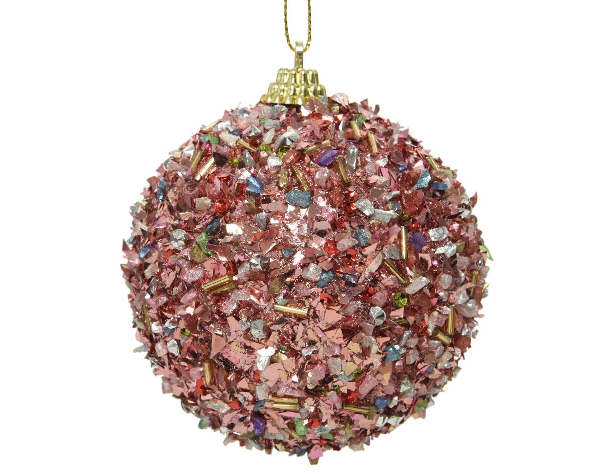 Kerstbal Foam Glitter Pailletten AVRI Bloem En Tuincentrum