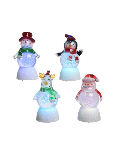 Lumineo LED kerstfiguur 4ass bo