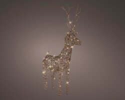 Lumineo LED hert wicker deer steady