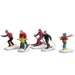 Lemax Winter Fun Figurines, Set Of 5 - afbeelding 1