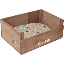 lief! Boys houten ligbed 50x35 cm - afbeelding 1