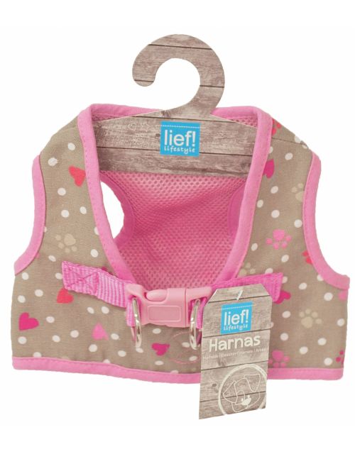 lief! Girls hondenharnas S-bo: 30-32 cm - afbeelding 1